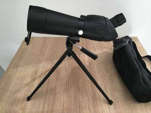 Birdwatching 20-60-60mm Spotting Scope, Angled w/Tripod and Rucksack