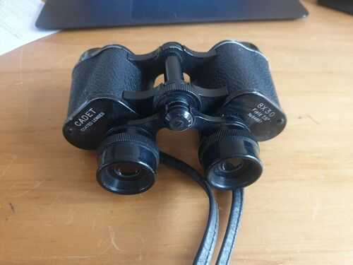 Vintage Binoculars Cadet 8 x 30 coated lenses no 84897