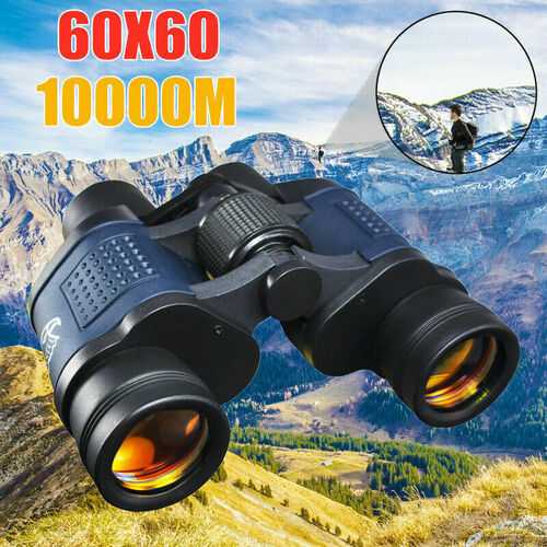 60x60 Day/Night Military Army Zoom Powerful Binoculars Optics Hunting Camping UK