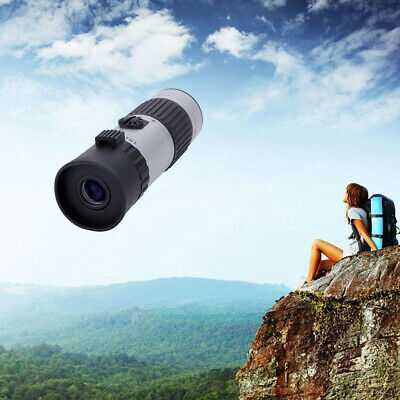 Potable 15-55x 21 Powers Zoomable Monocular Pocket Telescope for Hiking Camping