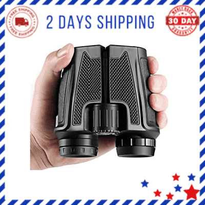 12X25 Compact Binoculars for Adults and Kids Folding Lightweight Binoculars