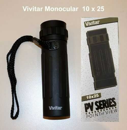 Vivitar PV Series Monocular 10 x 25 (NEW)