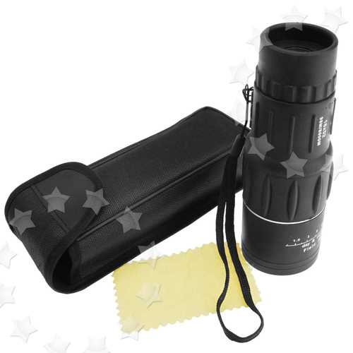 Portable Monocular Telescope Dual Focus Zoom Night Vision 16x Magnification